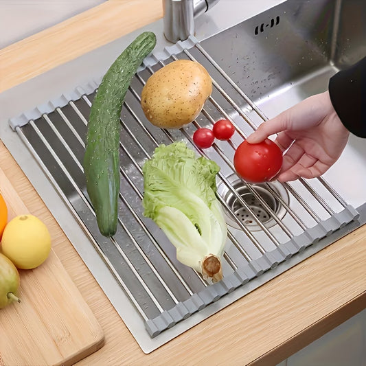 RollDry Pro Over-Sink Dish Drying Rack