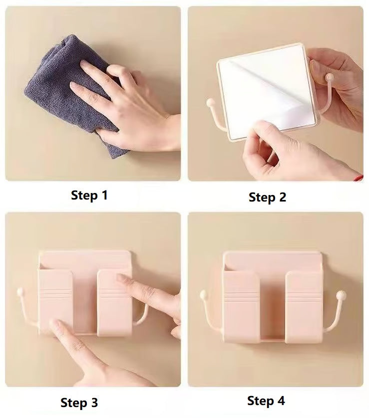 Wall Mounted Phone holder - Pack of 4