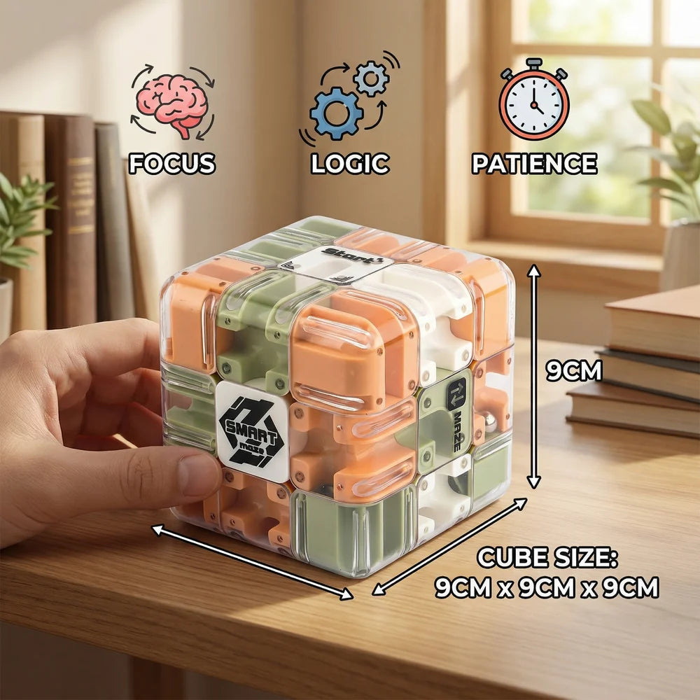 3D Smart Rolling Ball Cube