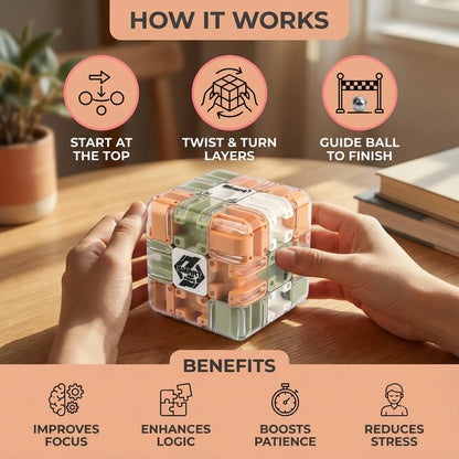 3D Smart Rolling Ball Cube