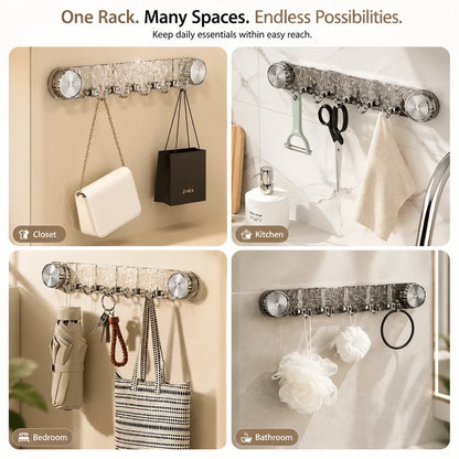 No-Drill Crystal Wall Mount Hook