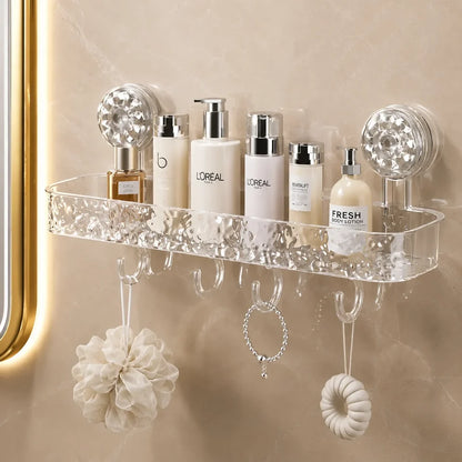 Non-Drill Bathroom Wall Shelf for Washroom
